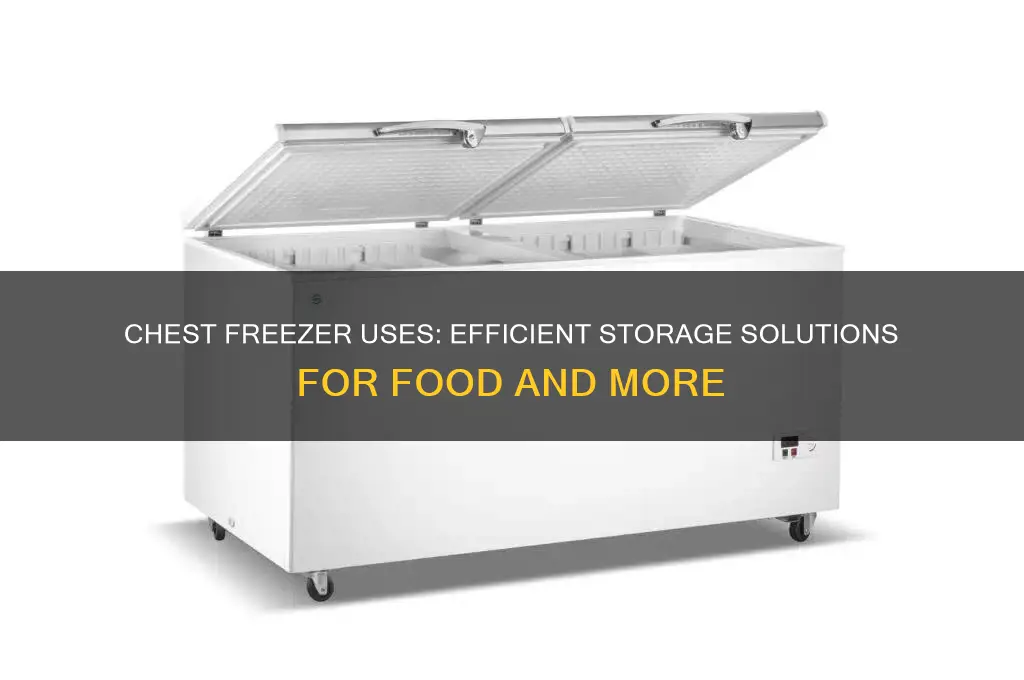 what is a chest freezer used for