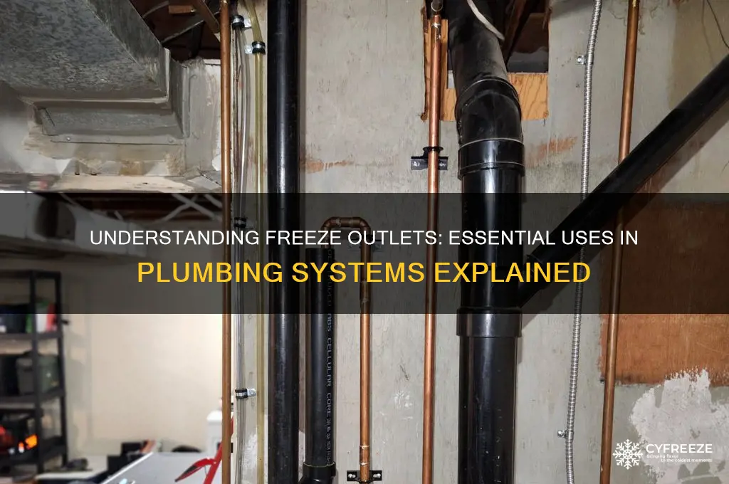 what is a freeze outlet used for