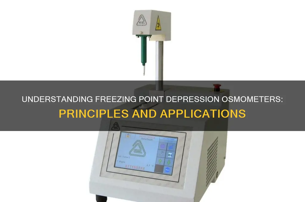 what is a freezing point depression osmometer