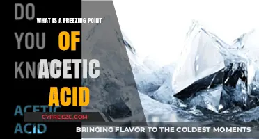Understanding the Freezing Point of Acetic Acid: A Comprehensive Guide