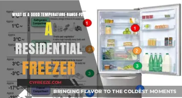 Optimal Residential Freezer Temperature Range for Food Safety and Efficiency