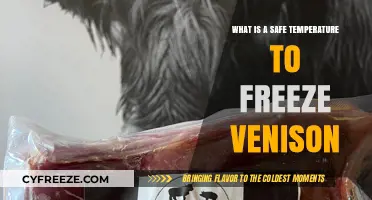 Safe Freezing Temperature for Venison: Preserving Quality and Flavor