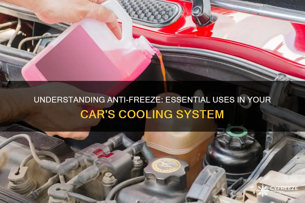 what is anti freeze used for in car