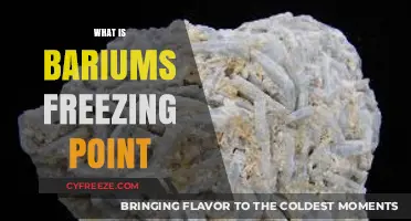 Understanding Barium's Freezing Point: A Comprehensive Scientific Overview