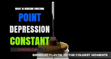 Understanding Benzene's Freezing Point Depression Constant: A Comprehensive Guide