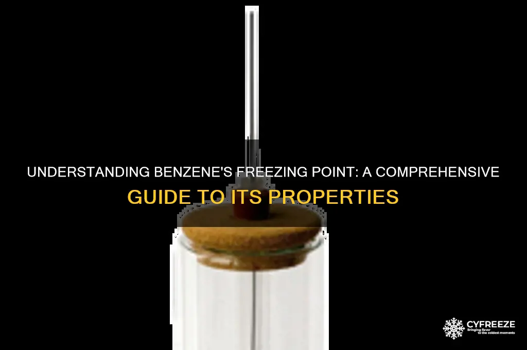 what is benzene freezing point
