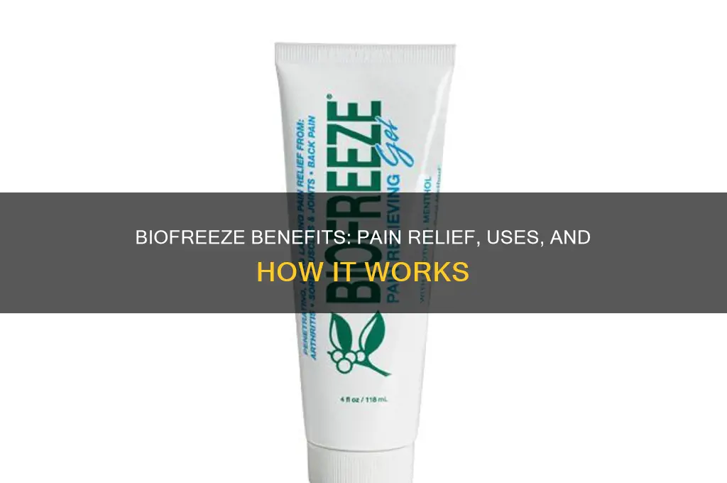 what is bio freeze used for