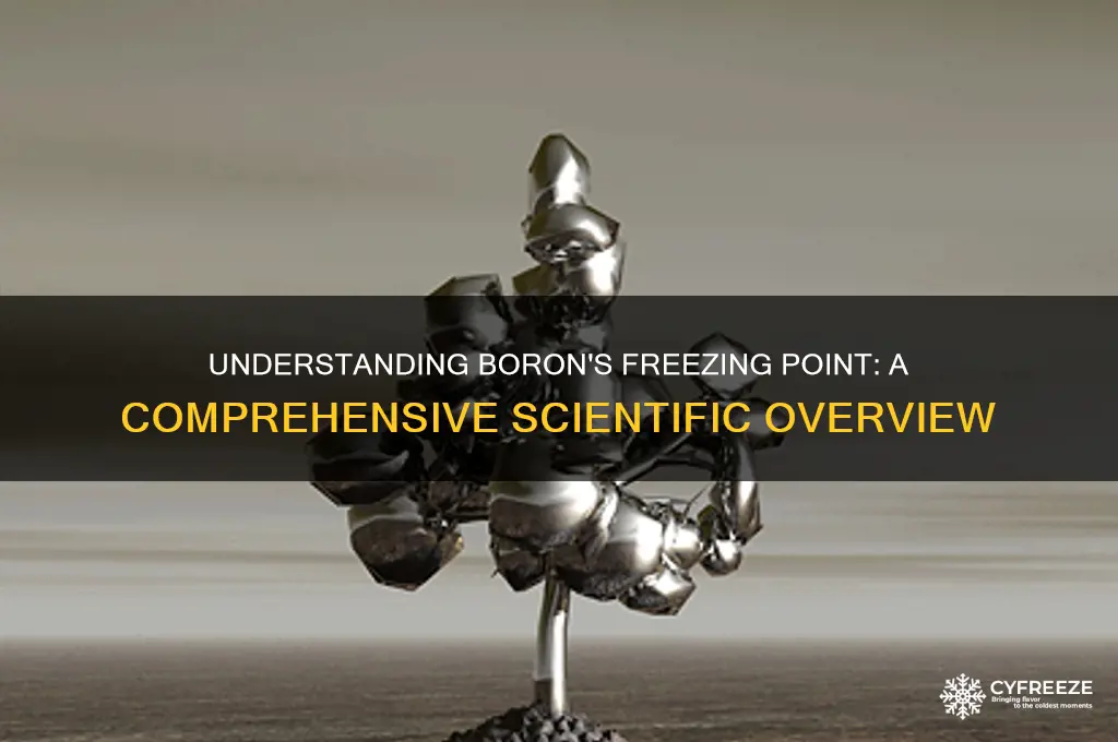 what is borons freezing point