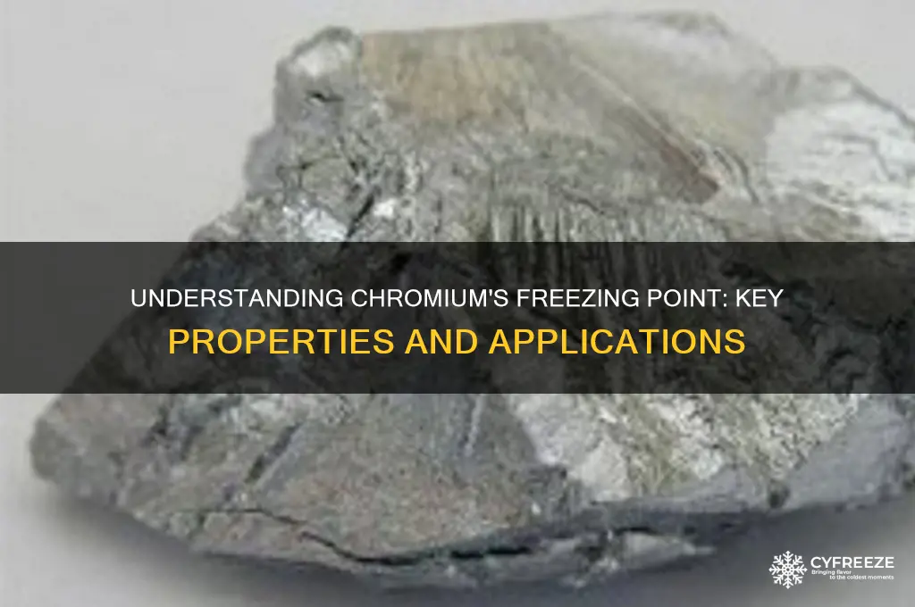 what is chromium freezing point