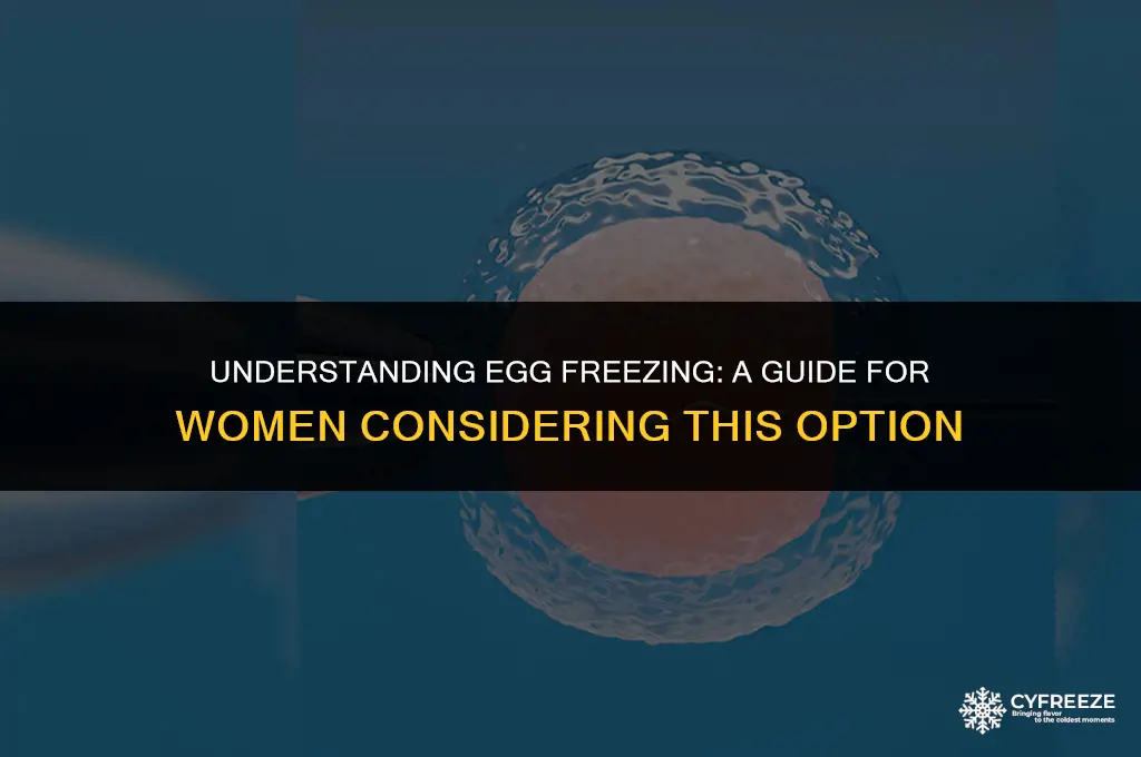 what is egg freezing in women