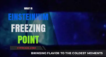 Einsteinium's Freezing Point: Unveiling the Element's Unique Physical Properties