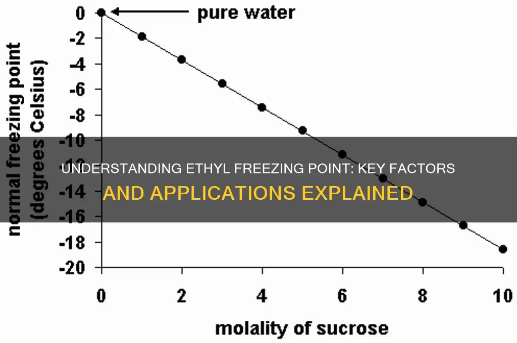what is ethyl freezing point