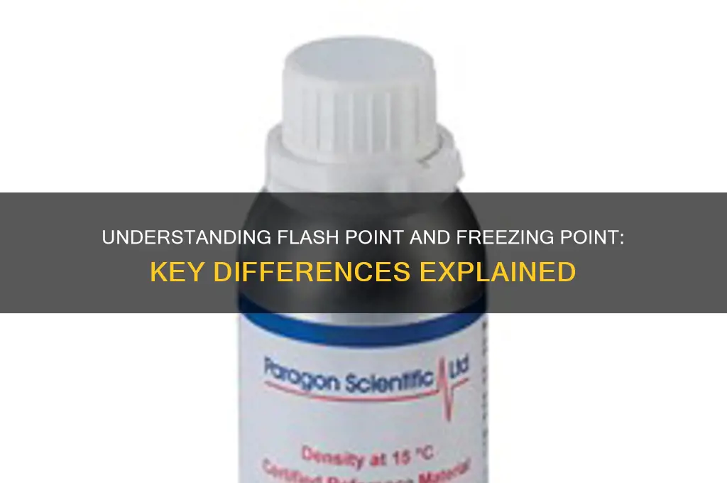 what is flash point and freezing point