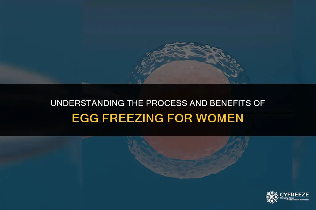 what is freeze eggs woman