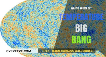 Unveiling the Big Bang's Freeze-Out Temperature: A Cosmic Milestone