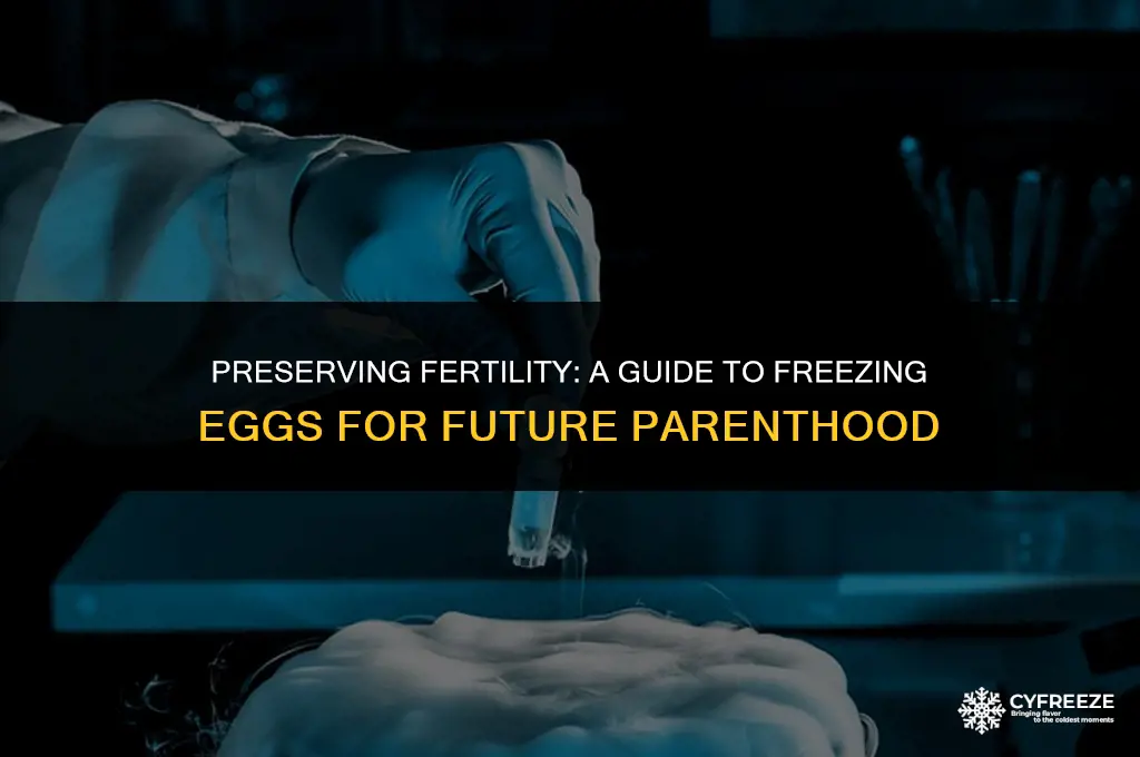 what is freezing eggs fertility