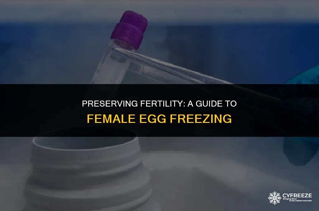 what is freezing femae eggs