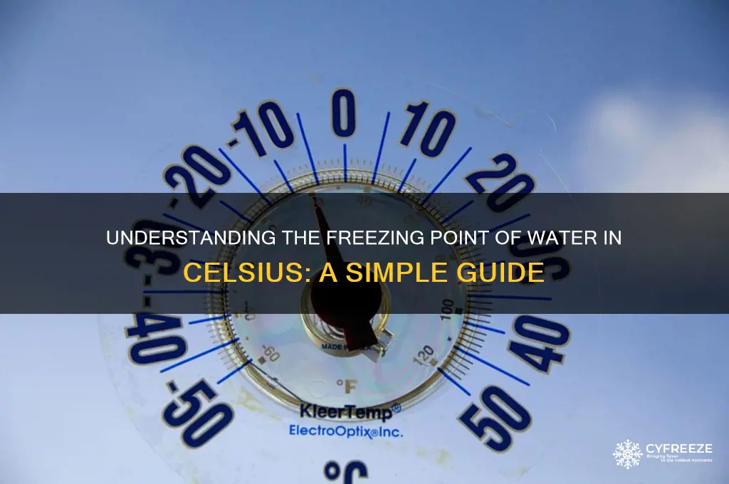 what is freezing point celsius