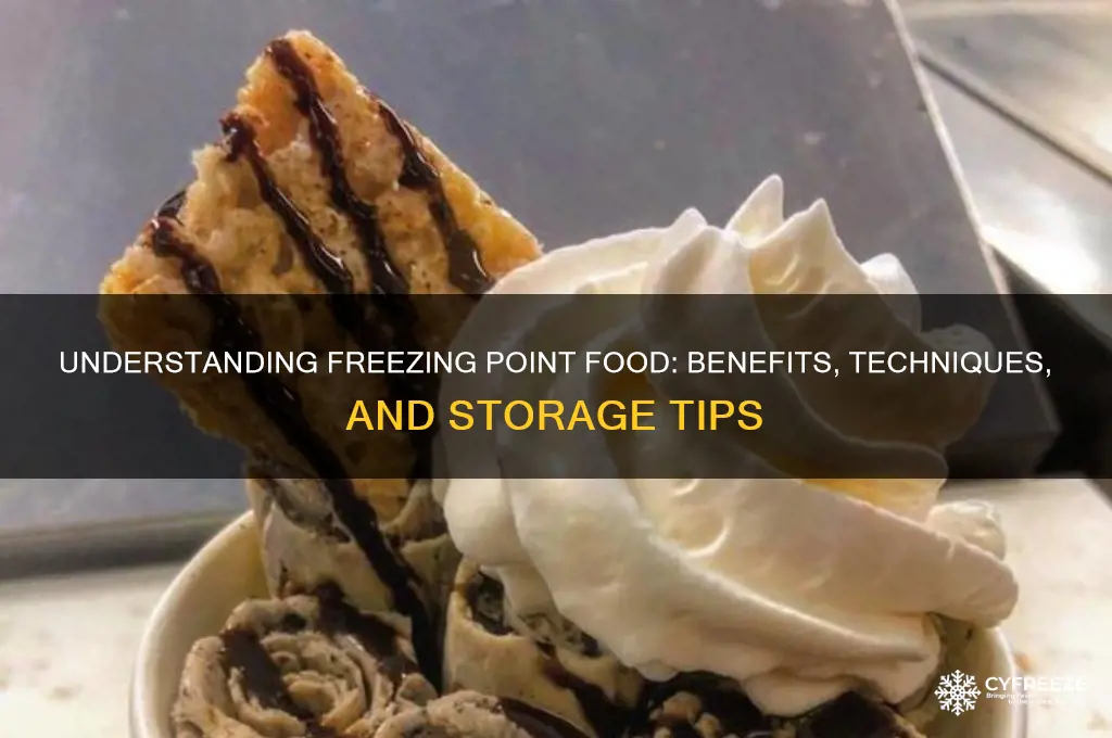 what is freezing point food