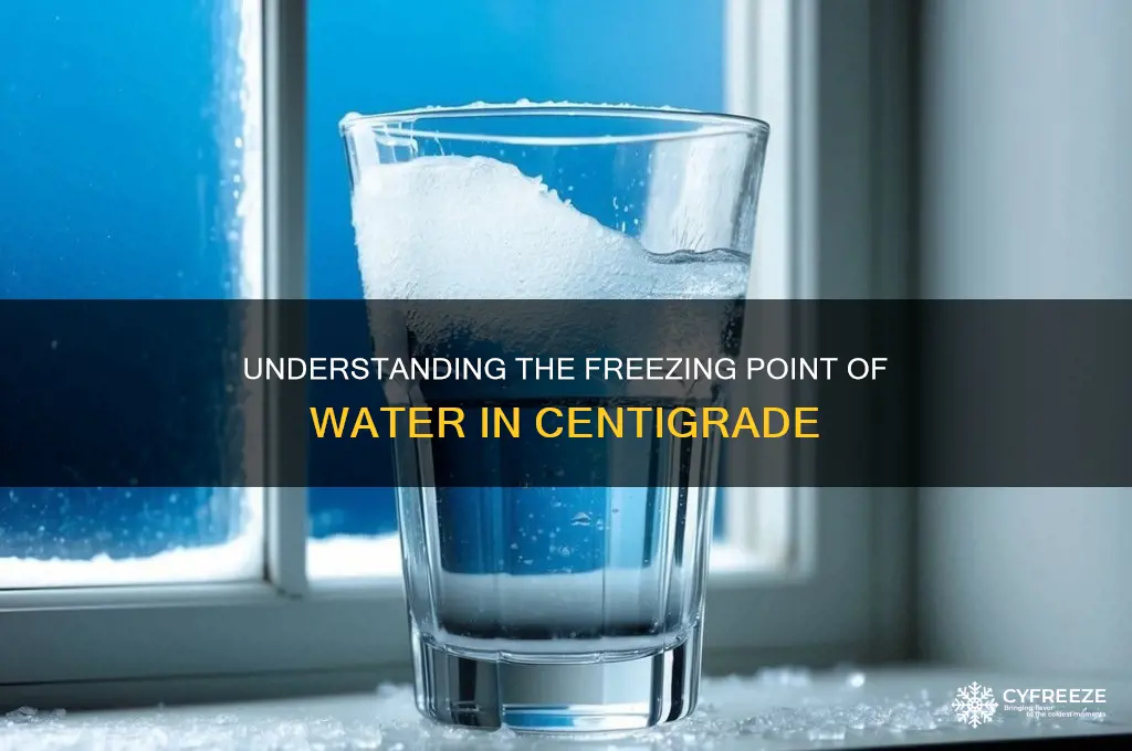 what is freezing point in centigrade