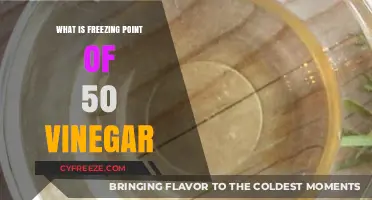 Understanding the Freezing Point of 50% Vinegar: A Comprehensive Guide