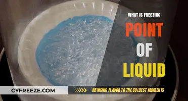 Understanding the Freezing Point of Liquids: A Comprehensive Guide