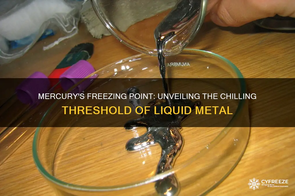 what is freezing point of mercury