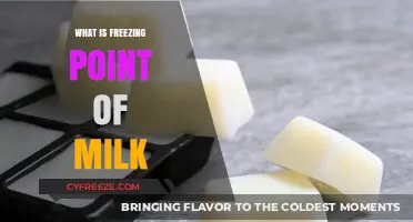 Understanding the Freezing Point of Milk: A Comprehensive Guide