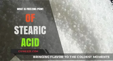 Understanding the Freezing Point of Stearic Acid: A Comprehensive Guide