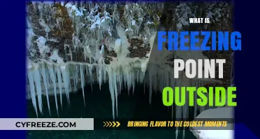 Understanding the Freezing Point: What Temperature Does It Occur Outside?