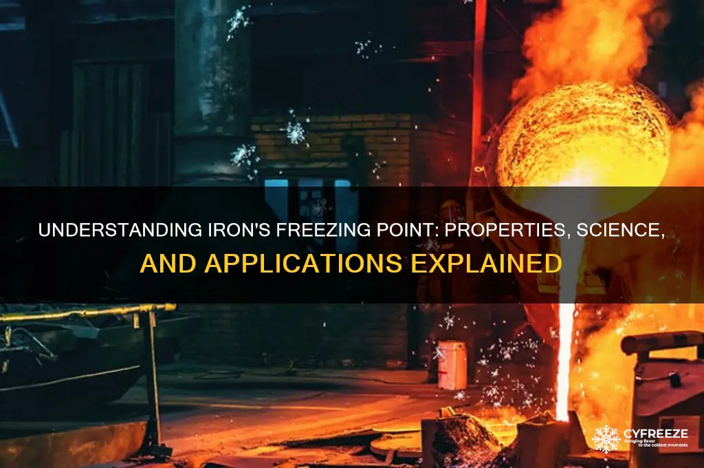 what is irons freezing point
