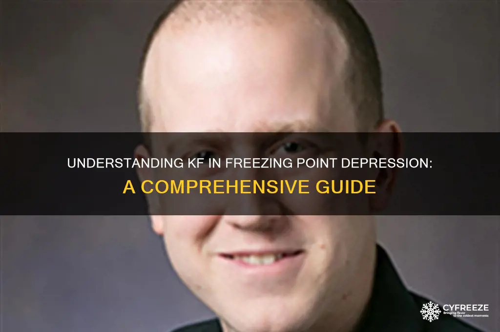 what is kf in freezing point depression