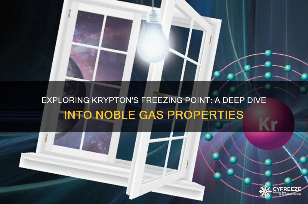 what is krypton freezing point
