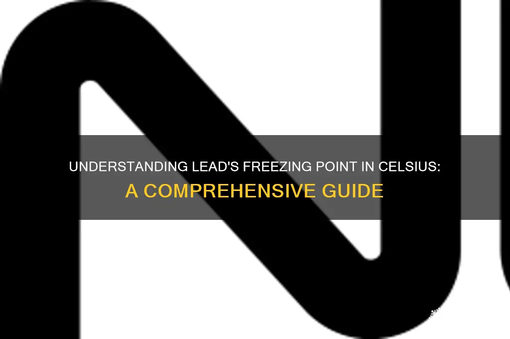 what is leads freezing point in celsius