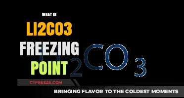 Understanding the Freezing Point of Lithium Carbonate (Li2CO3)