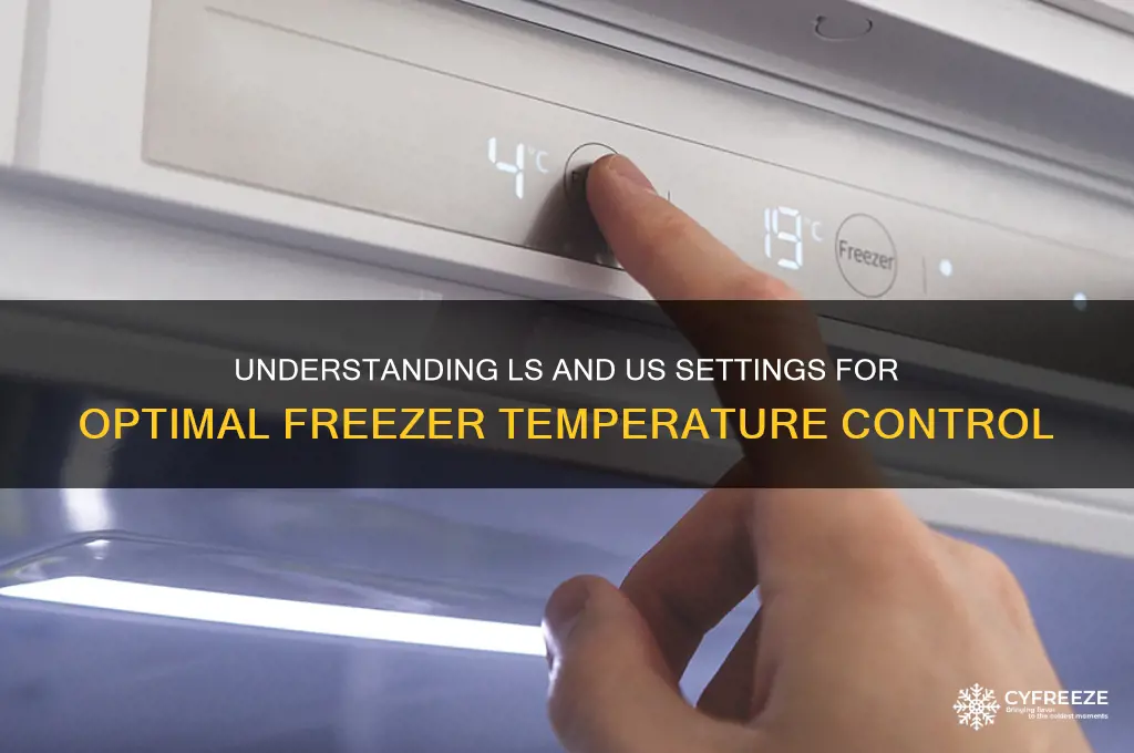 what is ls and us in freezer temperature