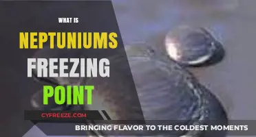 Exploring Neptunium's Freezing Point: Unveiling the Element's Solidification Threshold