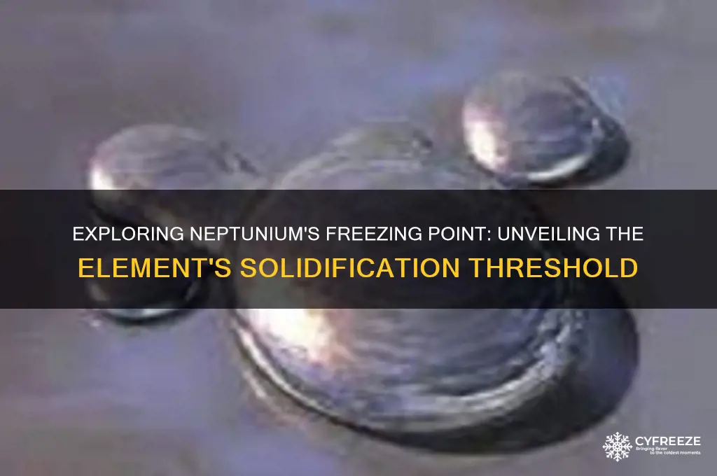 what is neptuniums freezing point