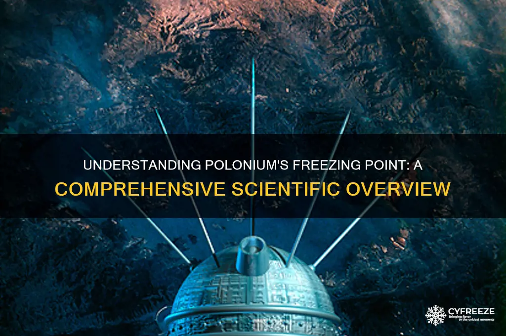 what is polonium freezing point