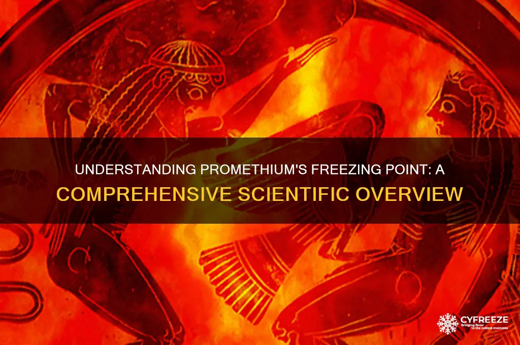 what is promethium freezing point