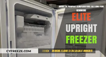 Optimal Kenmore Elite Upright Freezer Temperature Settings Guide