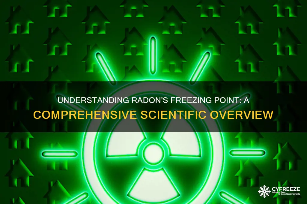 what is radon freezing point