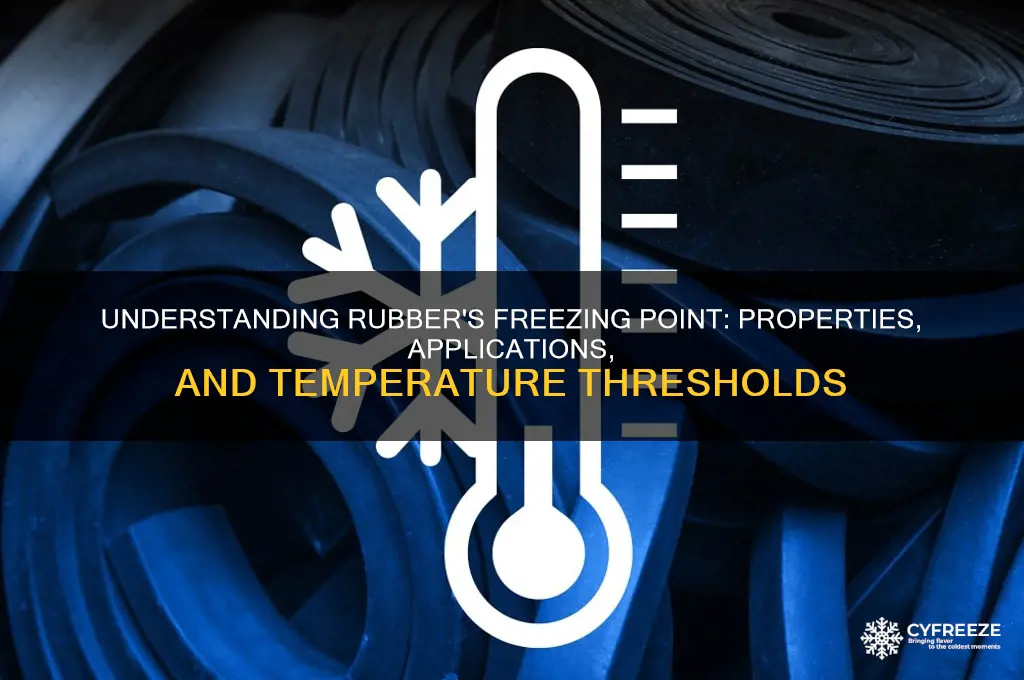 what is rubbers freezing point
