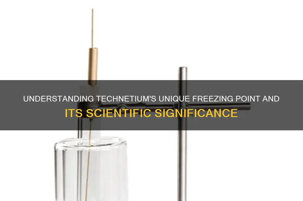 what is technetium freezing point