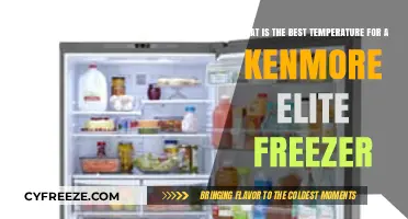 Optimal Kenmore Elite Freezer Temperature for Food Preservation