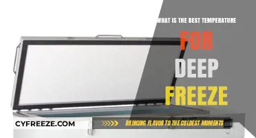 Optimal Deep Freeze Temperature: Preserving Food Safely and Efficiently