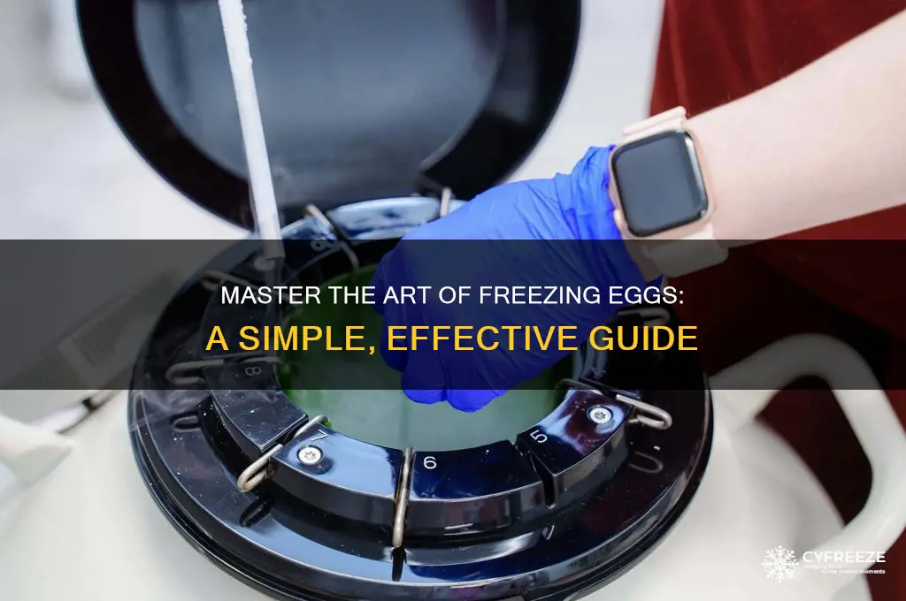 what is the best way to freeze eggs