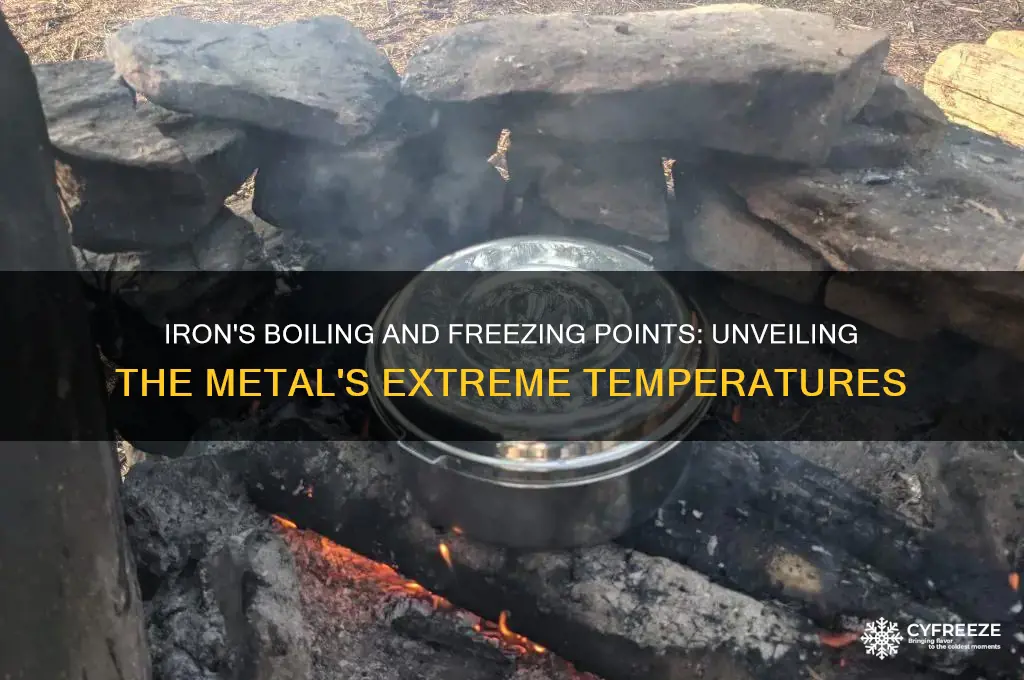 what is the boiling and freezing point of iron