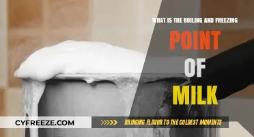 Milk's Boiling and Freezing Points: Understanding Dairy Science Basics