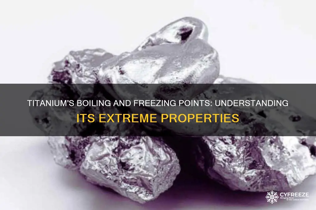what is the boiling and freezing point of titanium